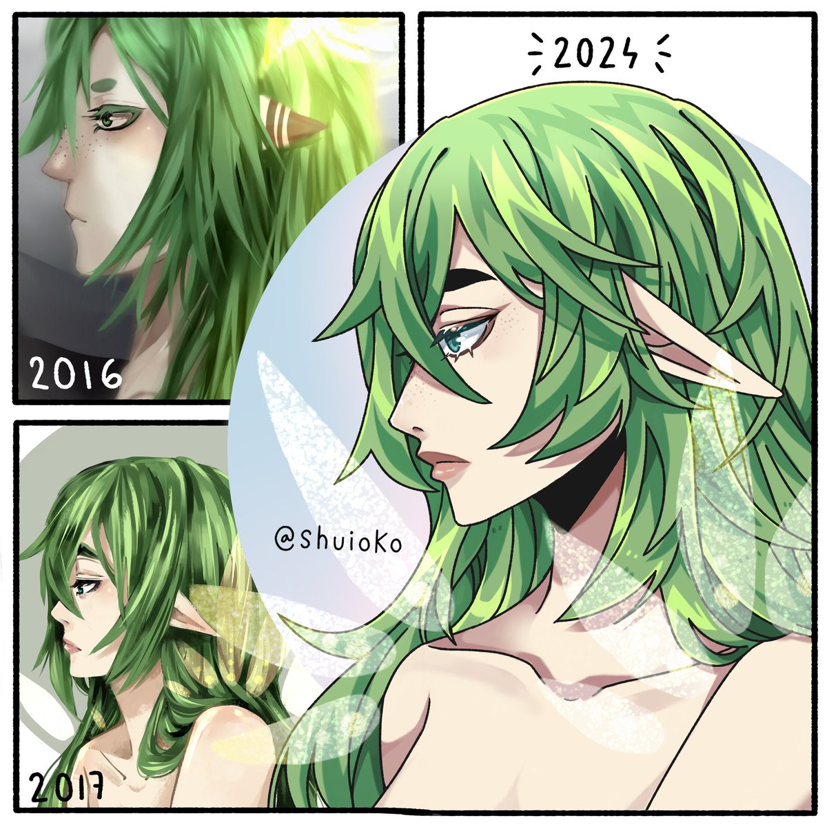 shuioko's tweet photo. Sinceramente me encanta la evolución que tuve 😊 #digitalart #drawing #art https://t.co/XVhS9b2LVg
