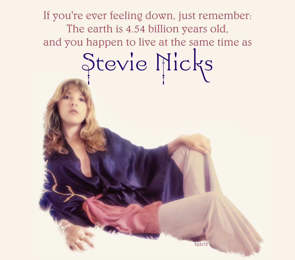 Brain1972's tweet image. I know my life has been greatly enriched by Stevie and her music.