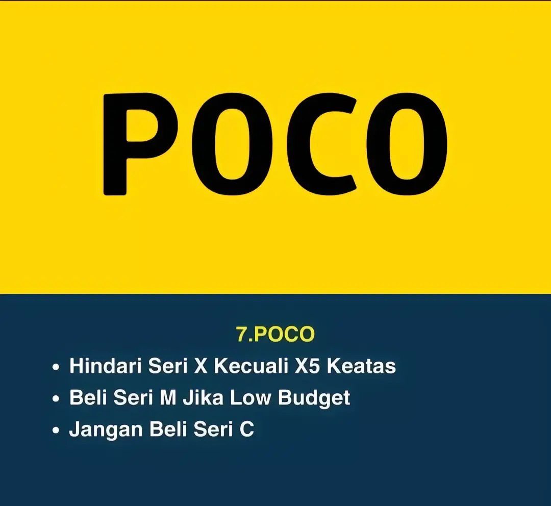 “ Wajib Tau Rumus ini Sebelum Beli Hp Infinix &amp; Poco ”