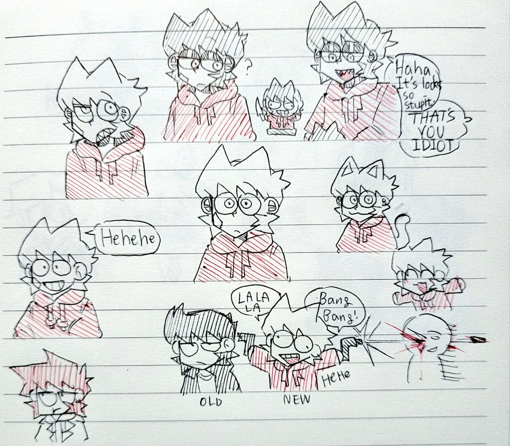 Ganjakiscool's tweet photo. 스밥에 빠져서 에즈월드를 많이 못그렸다는... #eddsworld_Tord https://t.co/Js84aXACI3