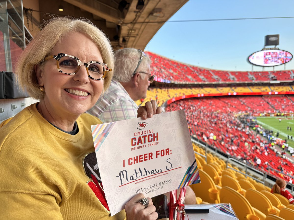 Dr. LeEtta Felter (@lalainoz) on Twitter photo #chiefsvscancer I cheer for Matthew Schoonover from <a href="/CityofOlatheKS/">City of Olathe, Kansas</a> <a href="/Chiefs/">Kansas City Chiefs</a> #chiefsvscancer I cheer for Matthew Schoonover from <a href="/CityofOlatheKS/">City of Olathe, Kansas</a> <a href="/Chiefs/">Kansas City Chiefs</a>
