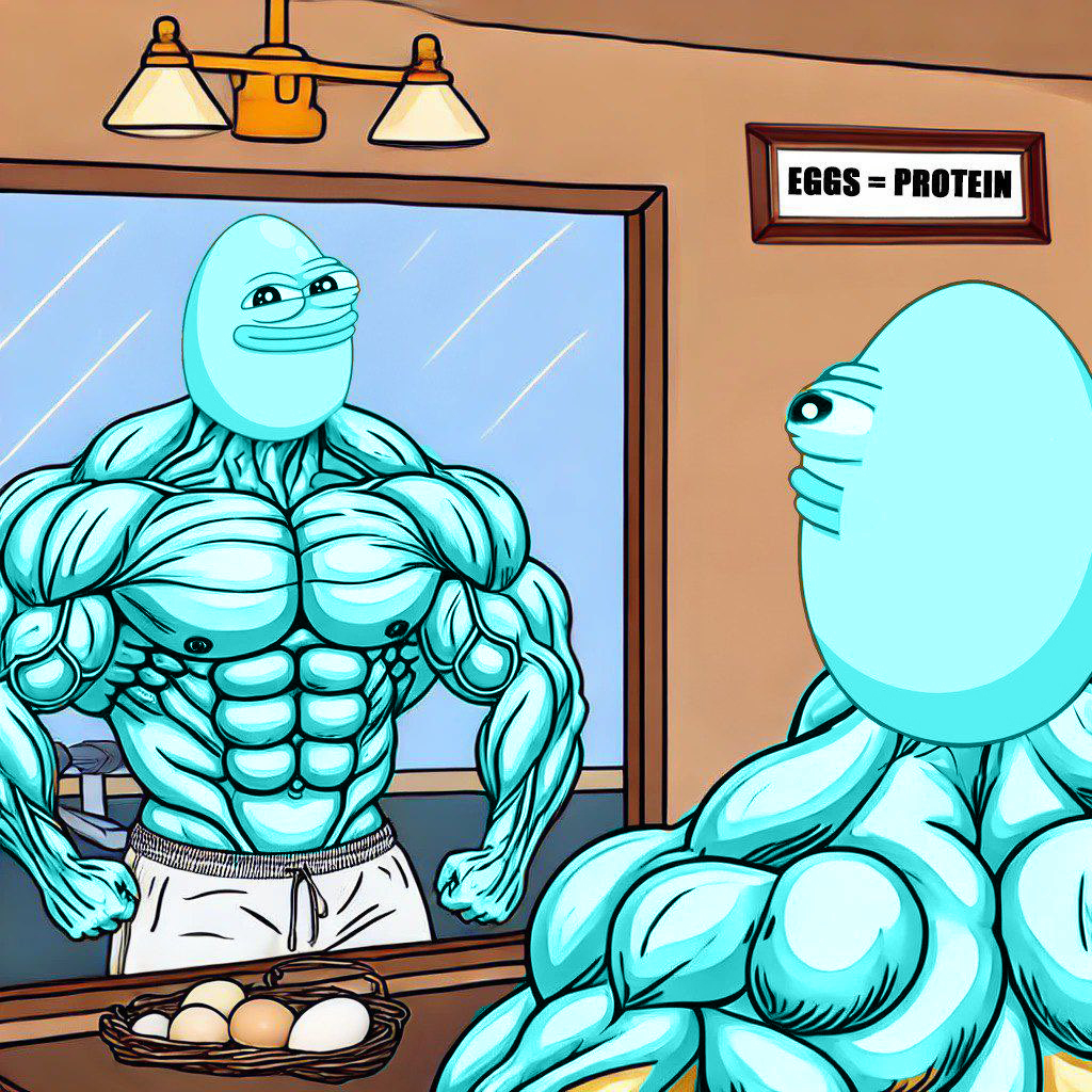 SuiEgg's tweet photo. EGGS = PROTEIN 

$EGG $SUI 

0xad3740ff4ba206c7686c1f51e5f6c2109d4857e82d21e0ec4753a0bf1920a12d::egg::EGG https://t.co/BHKvExpFsb