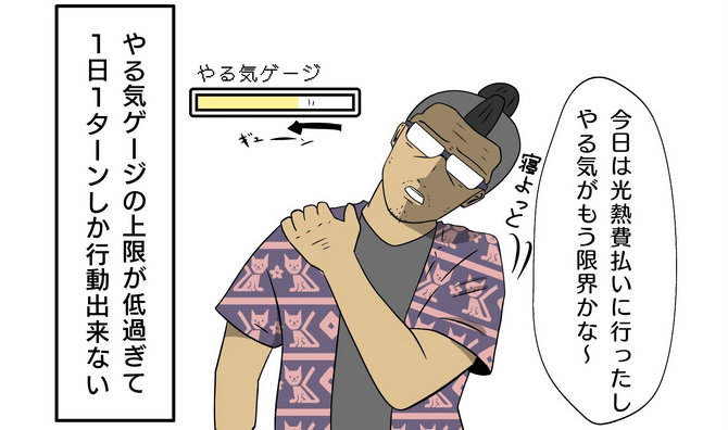 霊的パワーの消耗が激しくて一週間に1ターンしか行動出来ない幽霊ちゃん。やる気ゲージの上限が低すぎて一日1ターンしか動けないおじさん。
https://t.co/4XVmoeqEFv 