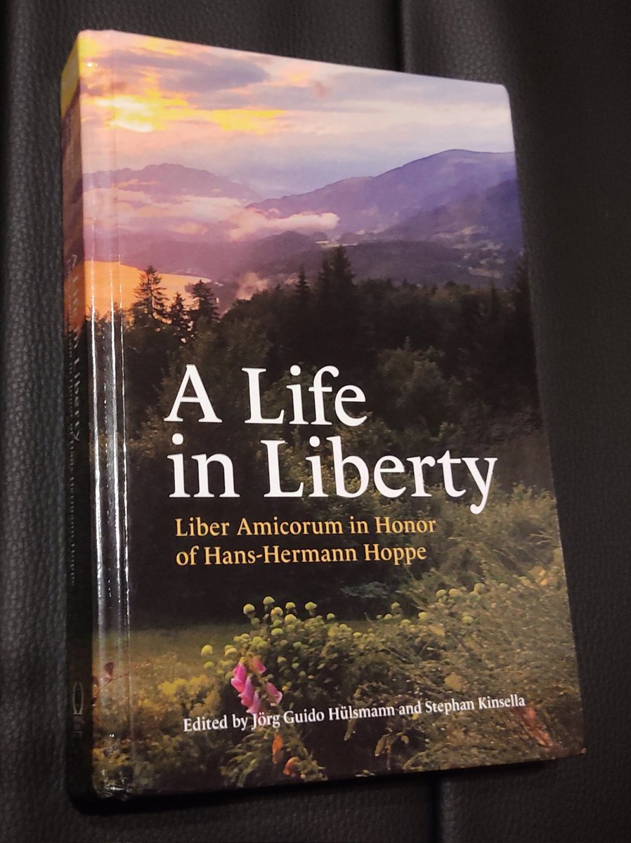 ograu90's tweet image. It has been a great year for me. And among many things that have filled my heart, I have had the joy and honor of being invited to participate in the latest book in tribute to one of my great teachers: Hans-Hermann Hoppe.
To my friends and followers, thank you for your support.