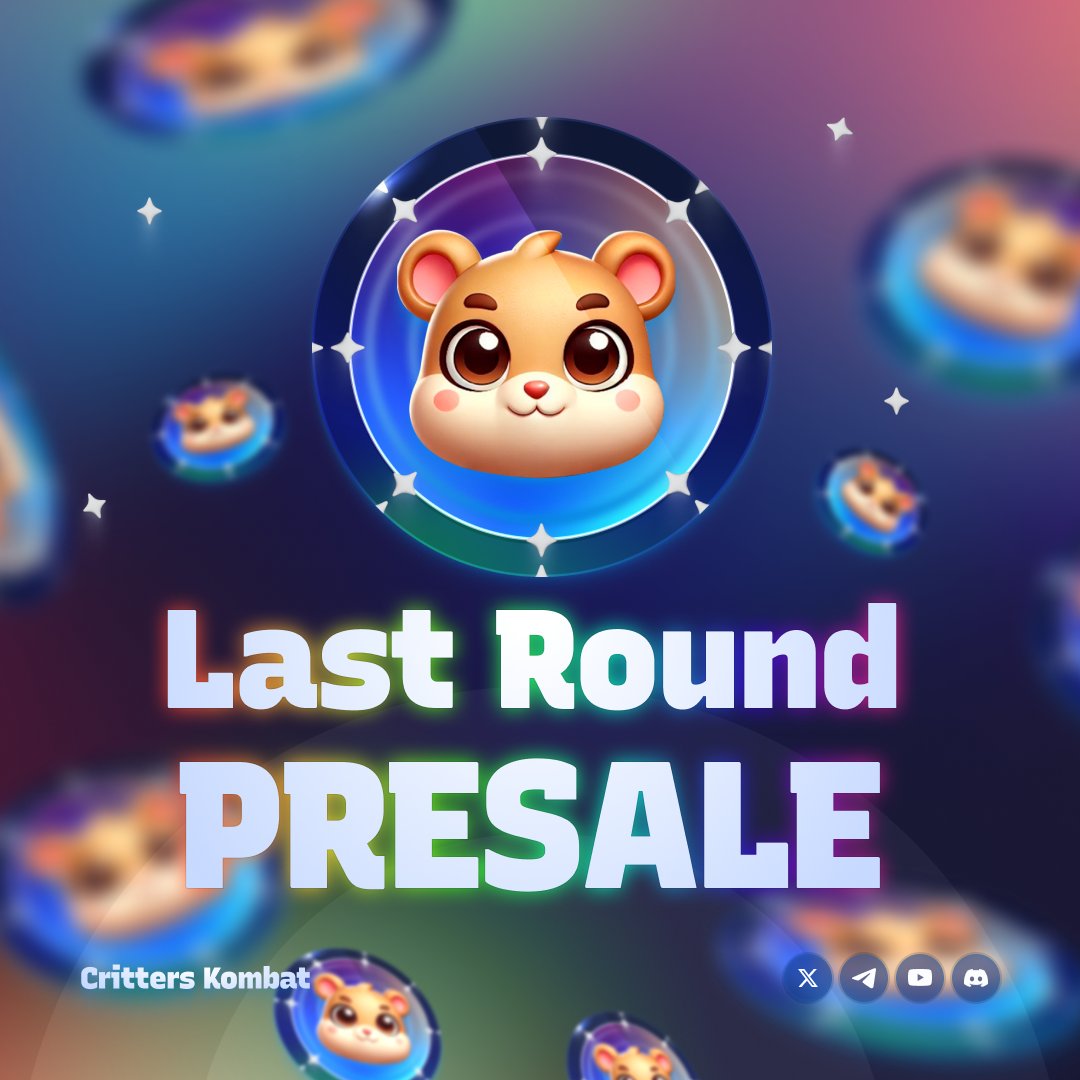 ⏳ 48 Hours Until the Final Round of the Presale! ⏳

🚨 The Countdown Begins, Critters! 🚨

We’re just 48 hours away from the final round of the $CBT Presale, and this is your LAST chance to grab your tokens at a game changing price! 💥 The excitement is building, and you don’t