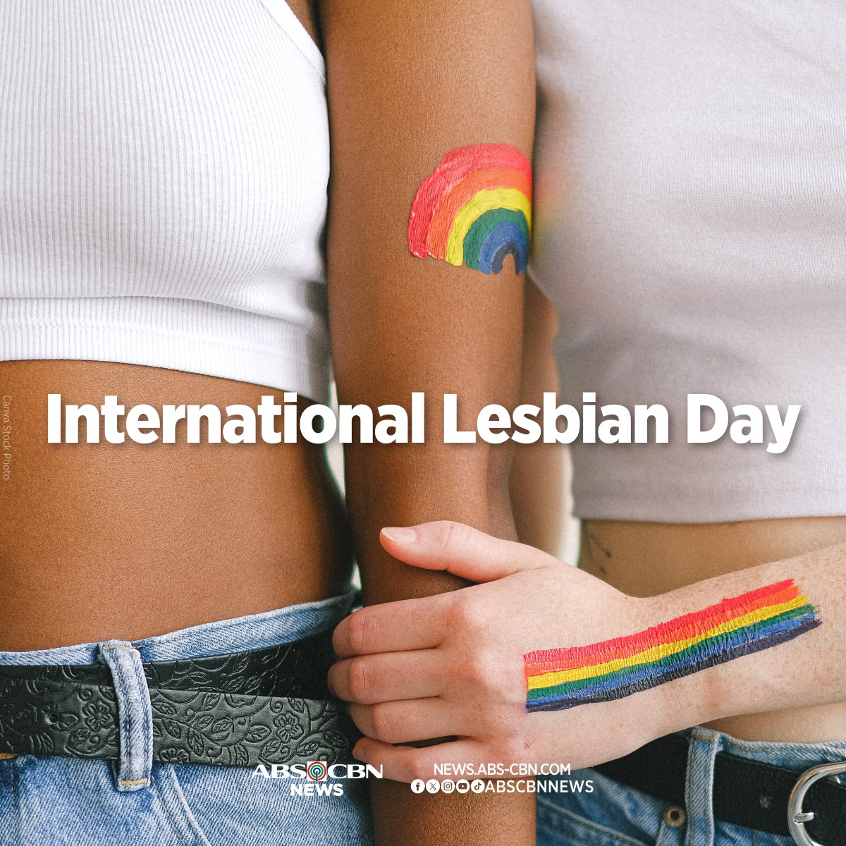 ABSCBNNews's tweet image. Let&apos;s celebrate lesbian culture and diversity. 🌈