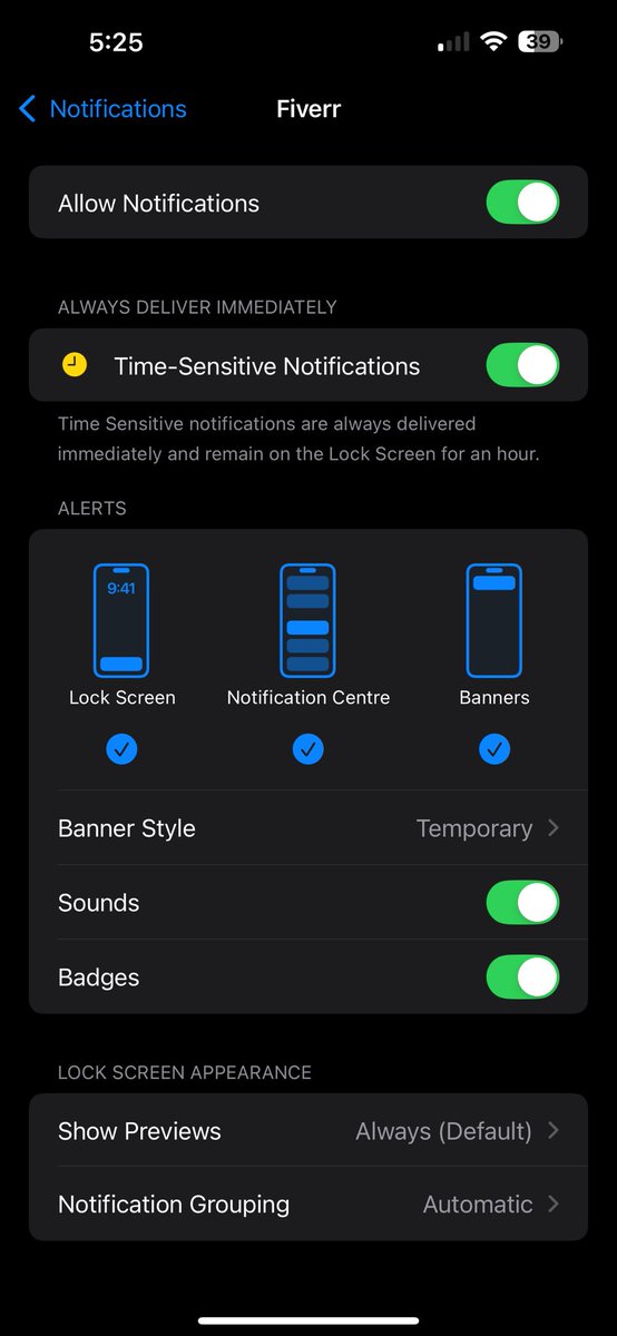 kawsarlog's tweet image. Having trouble with Fiverr notifications on iOS 18. Tried everything from reinstalling the app to network changes. Anyone else facing this? @fiverr_support #FiverrHelp