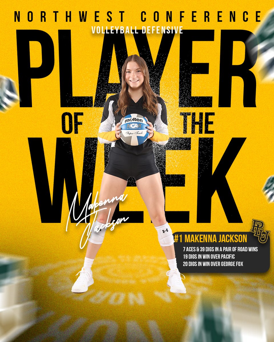 PLU Athletics (@golutes) on Twitter photo Defense wins Championships šŖ
3 Lute defenders won awards on Monday...
Makenna Jackson for <a href="/PLUvolleyball/">PLU Volleyball</a> š
Katelyn McDougal for <a href="/PLU_WSoc/">PLU Women's Soccer</a> ā½ļø
Nicholas Gaston for <a href="/PLU_MensSoccer/">PLU Men's Soccer</a> ā½ļø
#GoLutes Defense wins Championships šŖ
3 Lute defenders won awards on Monday...
Makenna Jackson for <a href="/PLUvolleyball/">PLU Volleyball</a> š
Katelyn McDougal for <a href="/PLU_WSoc/">PLU Women's Soccer</a> ā½ļø
Nicholas Gaston for <a href="/PLU_MensSoccer/">PLU Men's Soccer</a> ā½ļø
#GoLutes