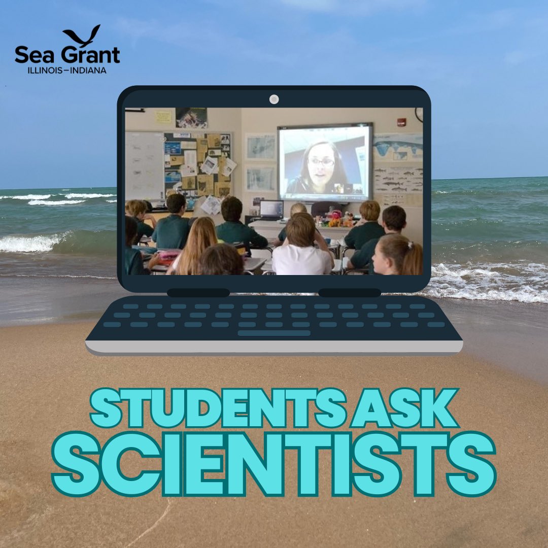 Bring a Great Lakes scientist to your classroom! Our Students Ask Scientists video calls connect classrooms across the Great Lakes region with scientists for a range of agencies and academics institutions. Learn more at the link in bio.