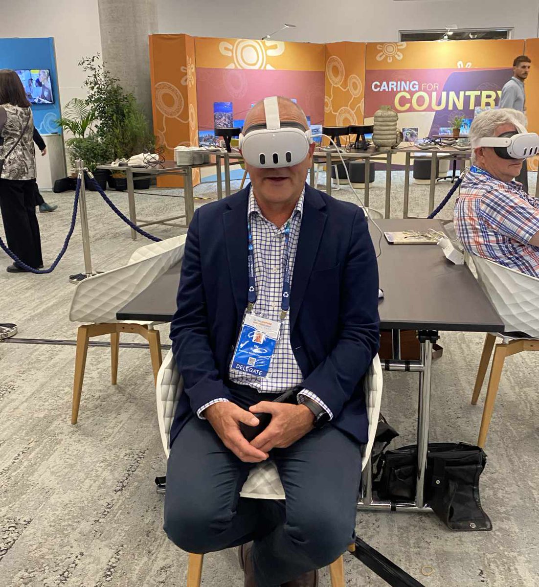awconservancy's tweet photo. AWC staff representing wildlife at the #NaturePositiveSummit in Sydney, where global leaders gather to discuss the transition to a nature-positive economy.
Visit us to don a VR headset & immerse yourself in Australia’s precious biodiversity!
More 👉 https://t.co/Jtx7lOIbde https://t.co/ZOfVcJ7FiZ