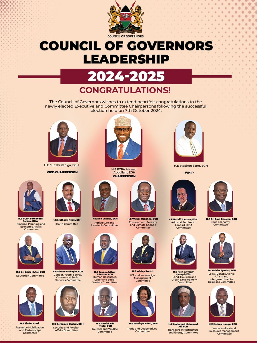 COG extends heartfelt congratulations to the Newly elected Executive and committee Chairpersons following the successful election held yesterday 7th October, 2024.

We wish the new team great success in their roles as they steer the Council forward.