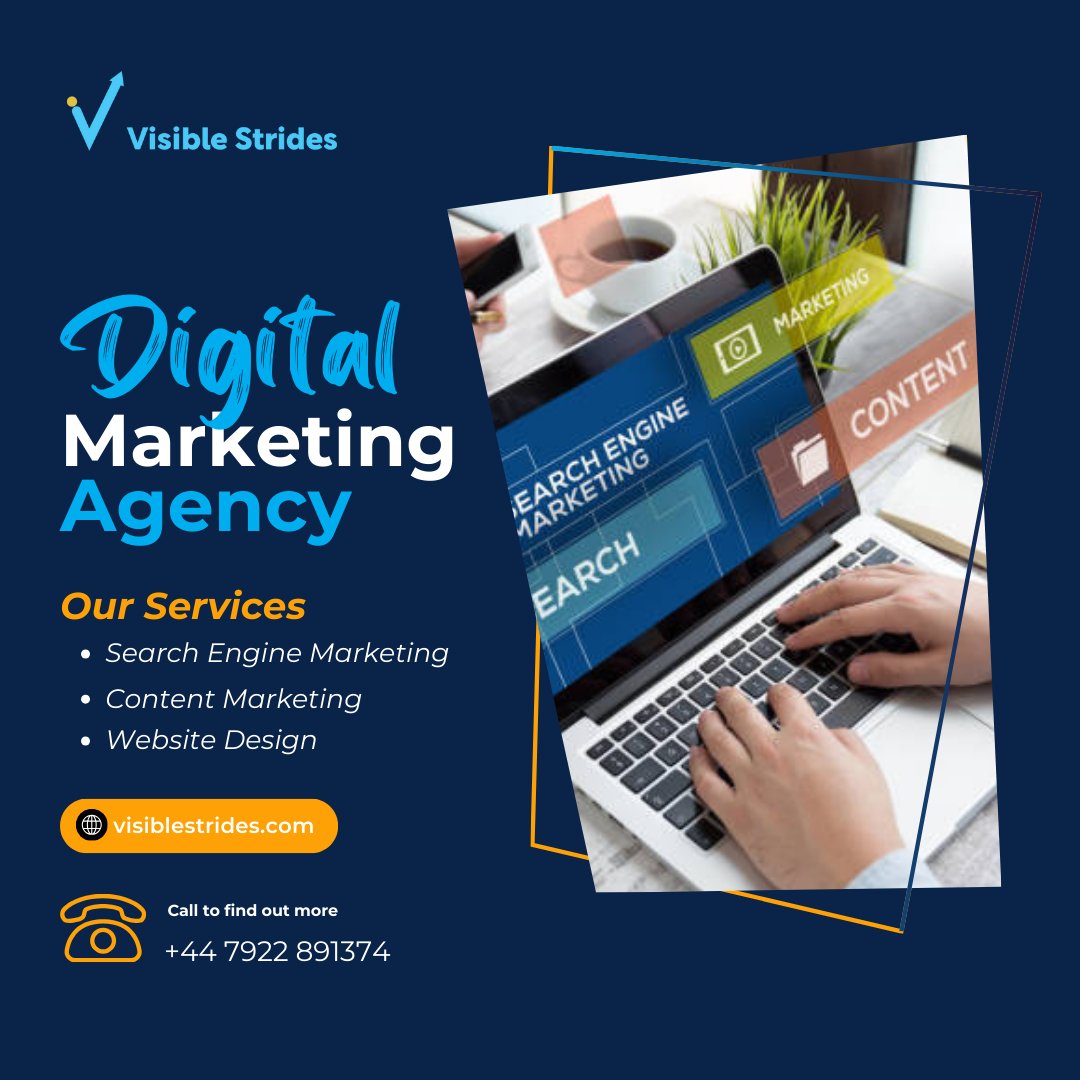 VisibleStrides's tweet image. Let’s work together to accelerate your growth! We deliver tailored digital marketing solutions that drive real results.
#DigitalMarketing #SEO #WebDesign #ppcmarketing