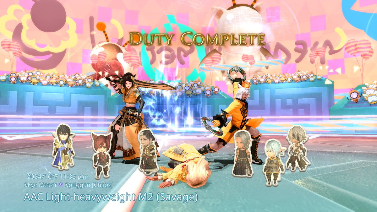 Haumaida's tweet image. THE QUEEN HAS BEEN DEFEATED!

wasn’t actually expecting the clear but oop!

M3S prog this Saturday it seems!

#ffxiv #M2S