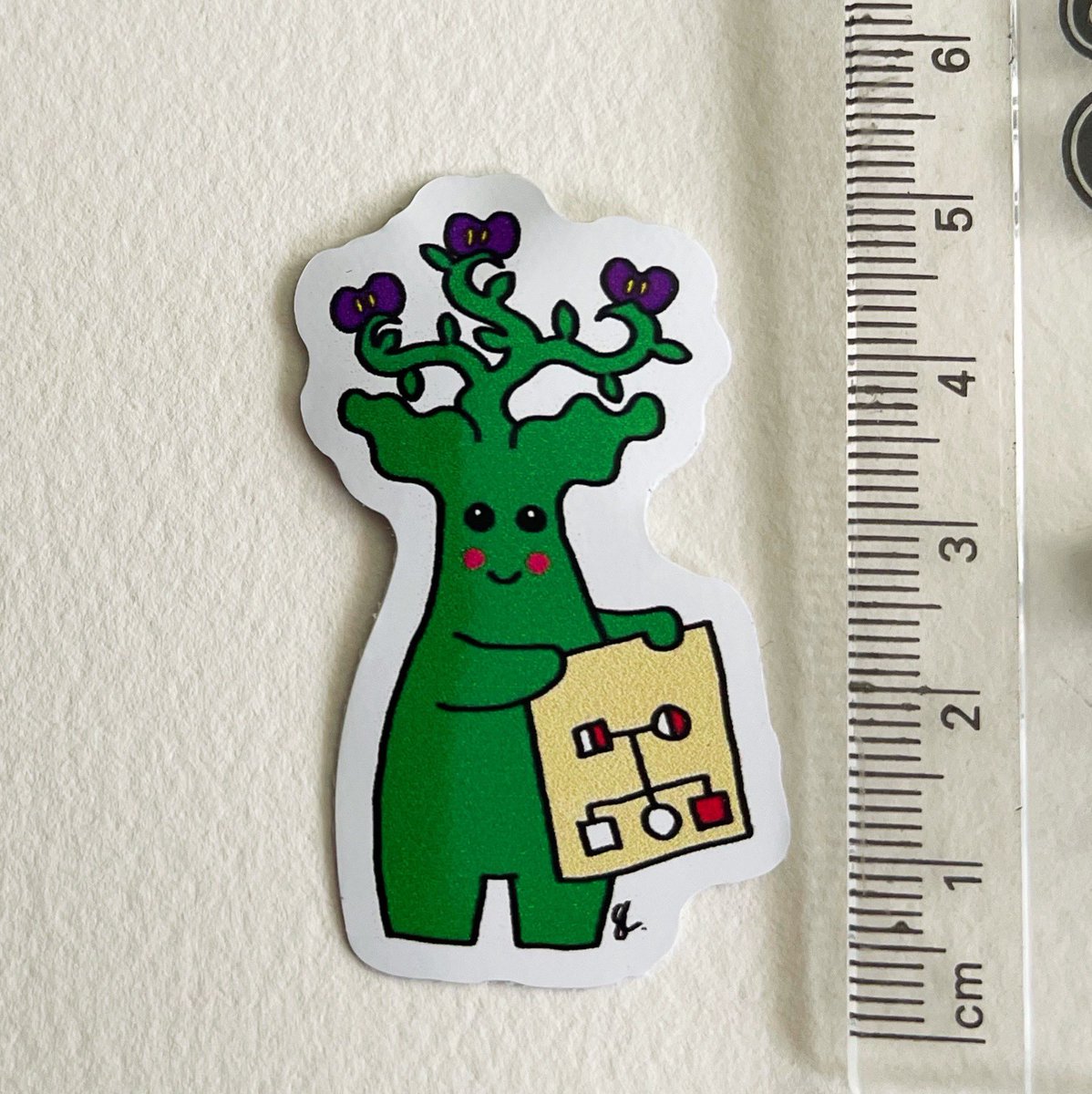 Finally have my genetic counsellor mini stickers up on Etsy! smokeylonglong.etsy.com/listing/179237…