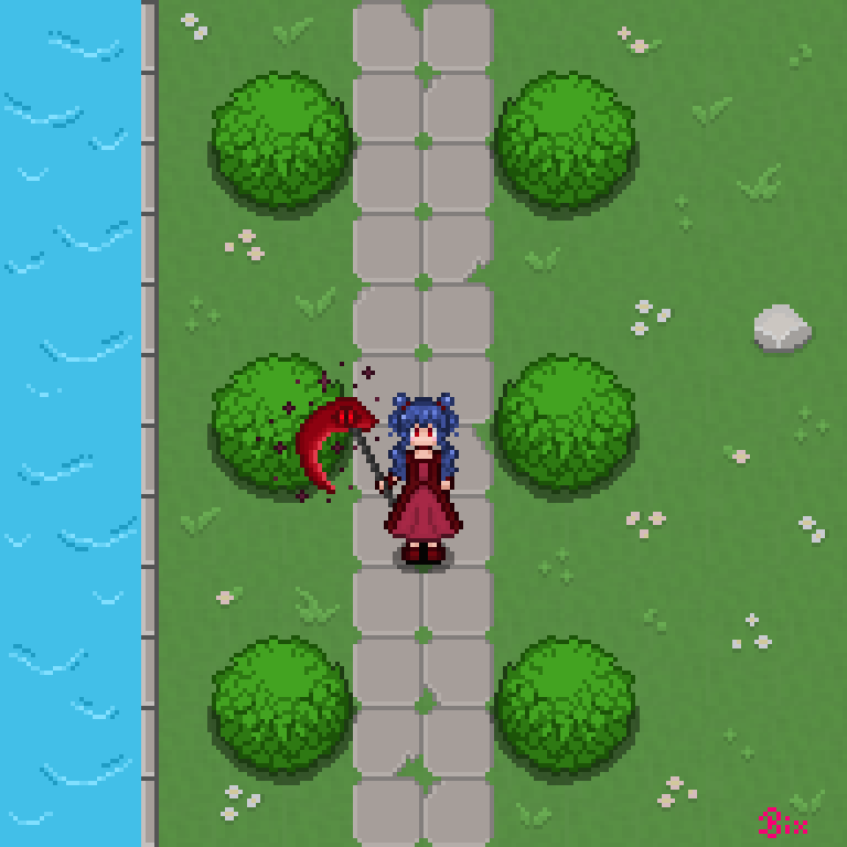meet "Charlotte the Reaper" :3
#pixelart #conceptart #scythe