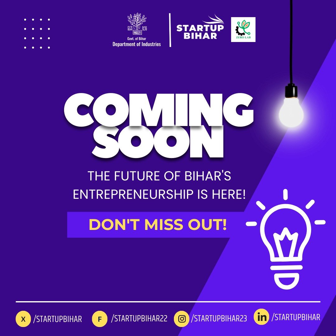 🚀 Something Big is Coming 🚀Are you ready for the next big thing?

🔒 Stay tuned for [DATE]🗓️

Hint: A game changer for all new Entrepreneurs.

<a href="/mishranitish/">Nitish Mishra</a>
<a href="/BandanaPreyashi/">Bandana Preyashi</a>

#InnovationUnlocked #MysteryEvent #StayTune #BiharHaiTaiyar #Startups #Challenge #Game