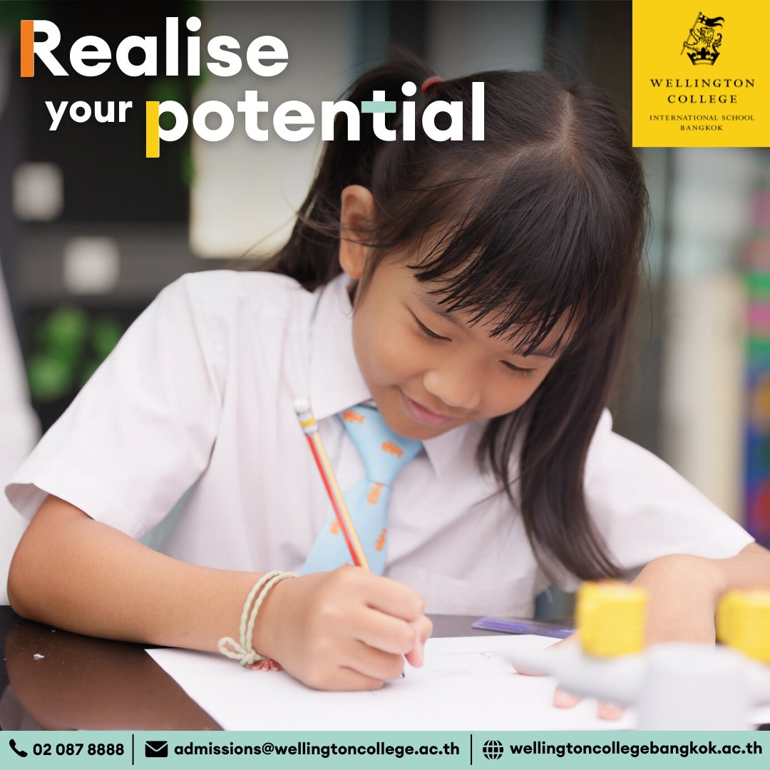 At Wellington College Bangkok we ensure that every child realises their full potential. Whatever their age, whatever their dreams, whatever their passion. We welcome children from 2-18 in search of an outstanding British education in Bangkok. Admissions@wellingtoncollege.ac.th