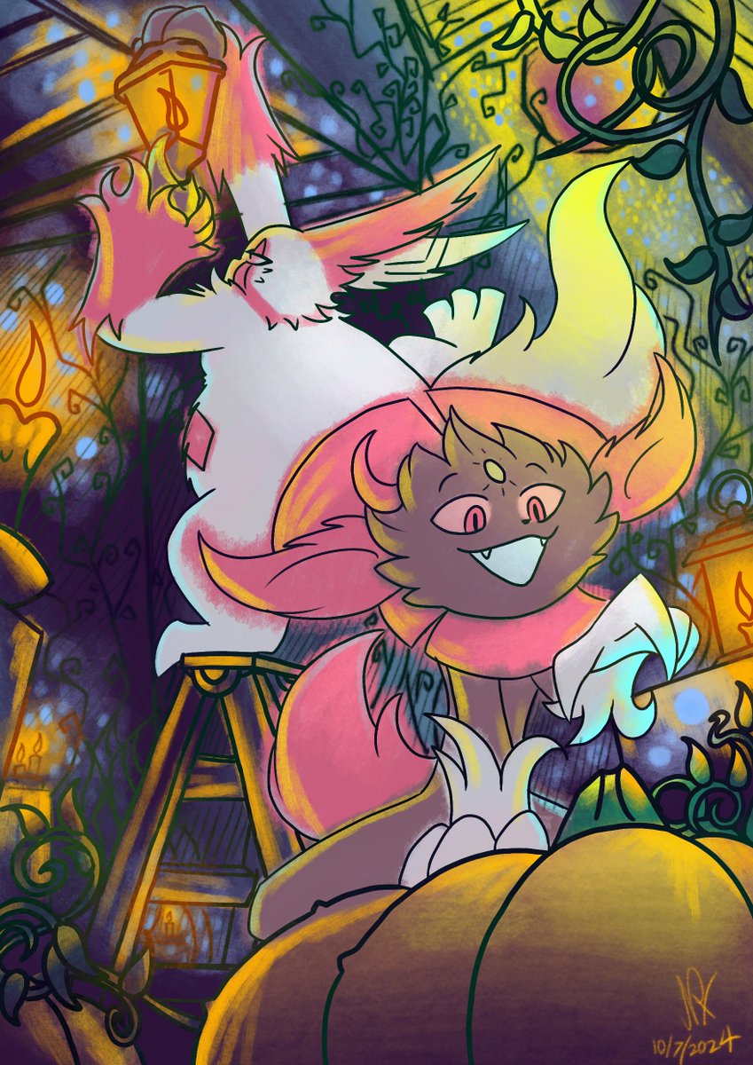 Went out and looked at Pumpkins! Kinda had to buy the one Trecker is sitting on for "You damage it you buy it" something blah blah. But he likes it... he likes it a lot.
#Zangoose #Weavile