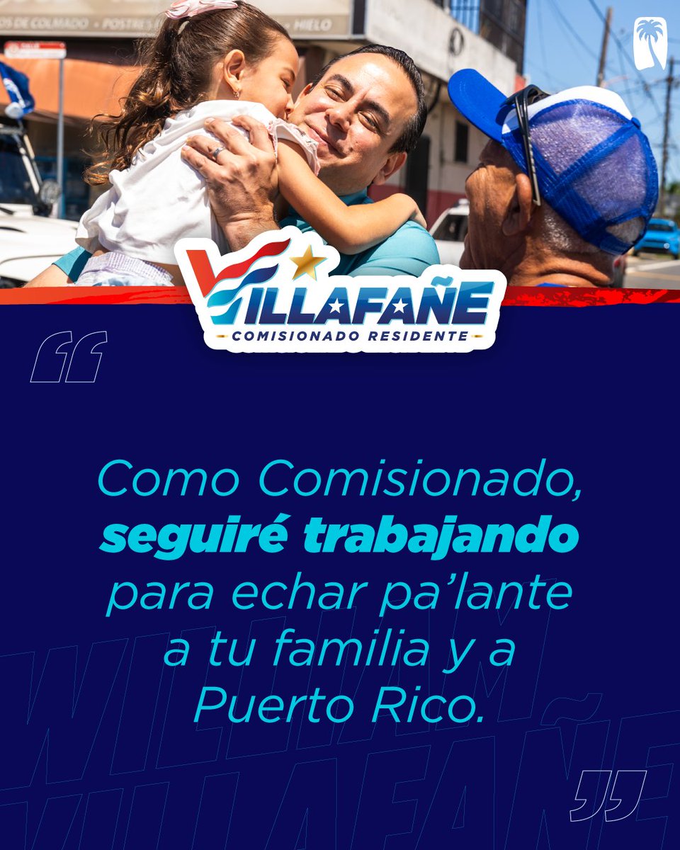 VillafanePR's tweet photo. Cuento con tu voto para convertirme en el próximo y último Comisionado Residente en Washington y  continuar la labor que hemos hecho por los pasados 30 años. 
#VamosAlFuturo
#DestinoWashington2024
#Destino2024 https://t.co/RWiEx4Rlvy