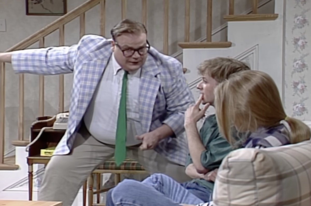The grizzled old brokerage sales manager explaining to the new hires that they better sell 25 accounts in month 1 or else....they'll be living in a van down by the river.