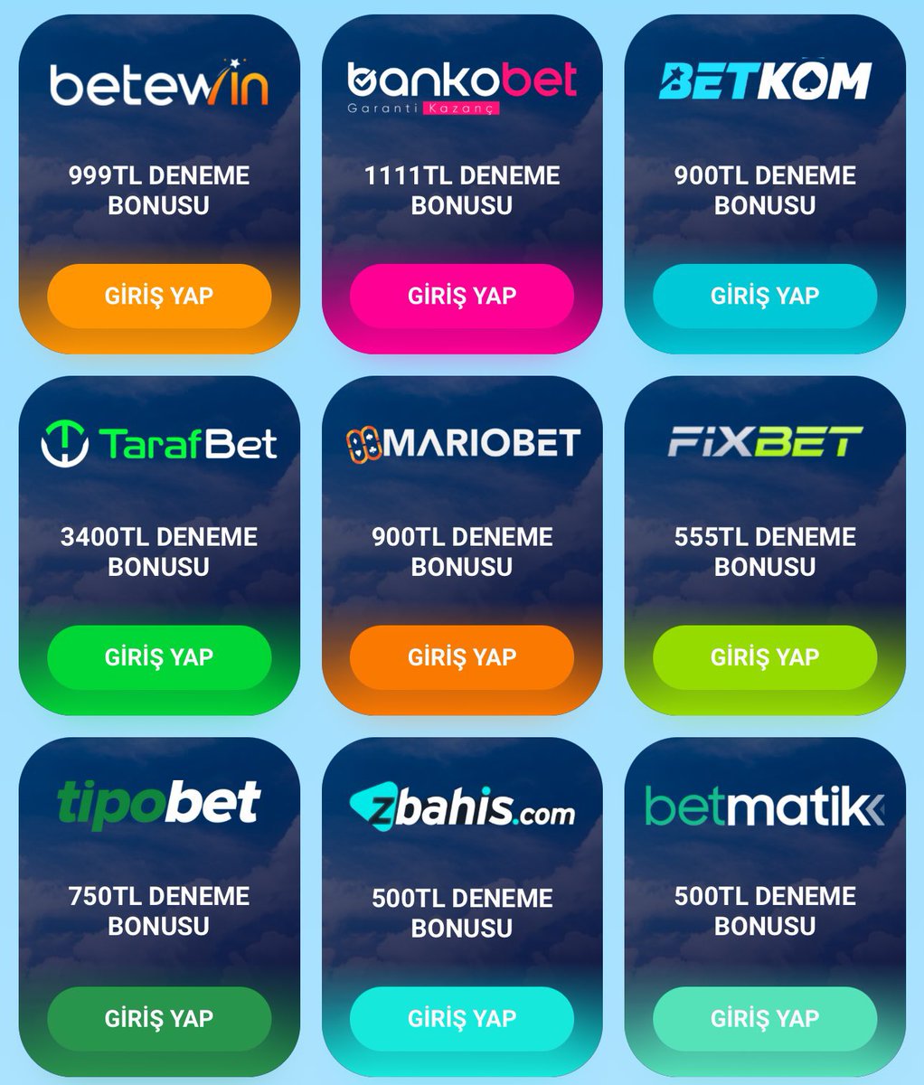 Deneme bonusu veren siteler #denemebonusu
Güvenilir ve lisanslı anında çekim garantisi veren siteler: denemebonusular.com

Telegramdan direk freespin kodları almaya hazır mısın
t.me/denemebonusular

#casino #bahis #iddaa