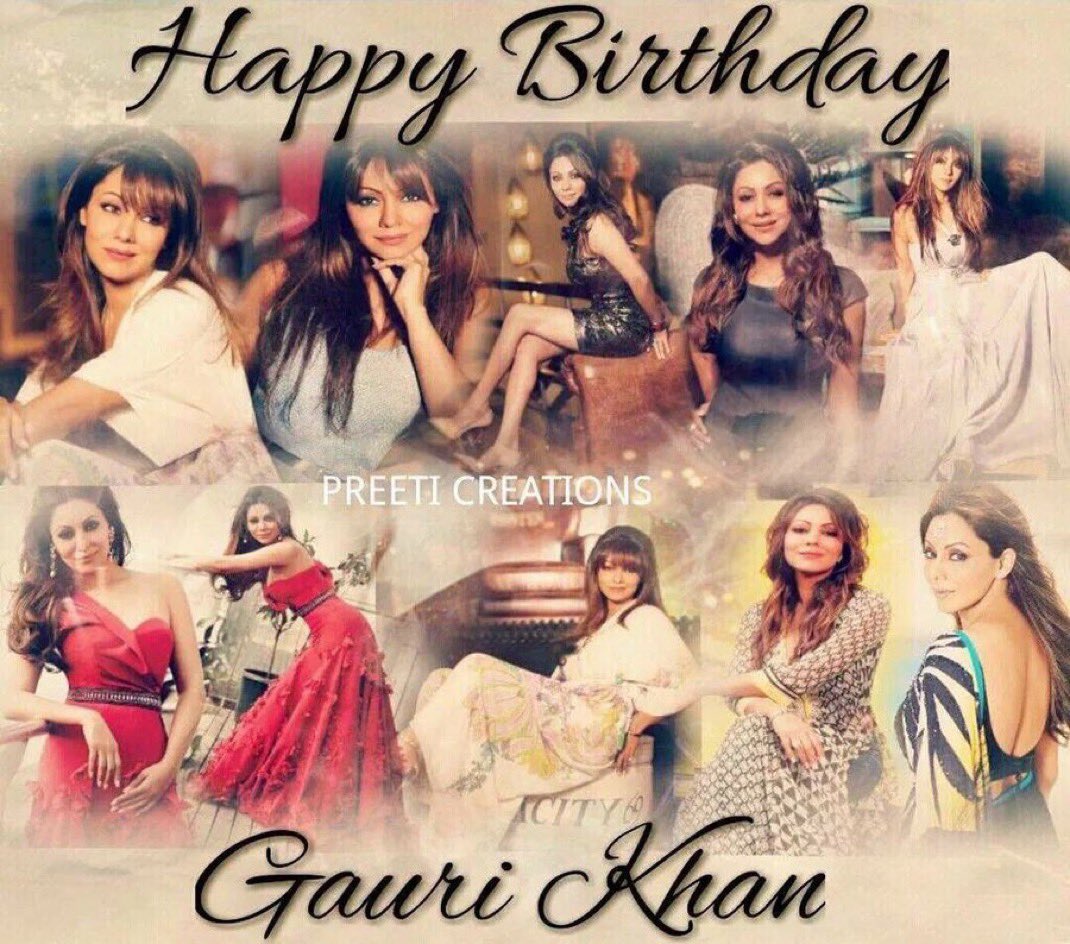 rshah2611's tweet photo. Happppiest birthday to the first lady of Bollywood, The Queen 👑 @gaurikhan ❤️💫  ❤️🤗 wishing you good health loads of happiness and more success!  🤗💫💖 

Sending u lots of love mam! 🥰

@iamsrk #ShahRukhKhan𓀠 

 #HappyBirthdayGauriKhan https://t.co/Z8e3hB2jLz