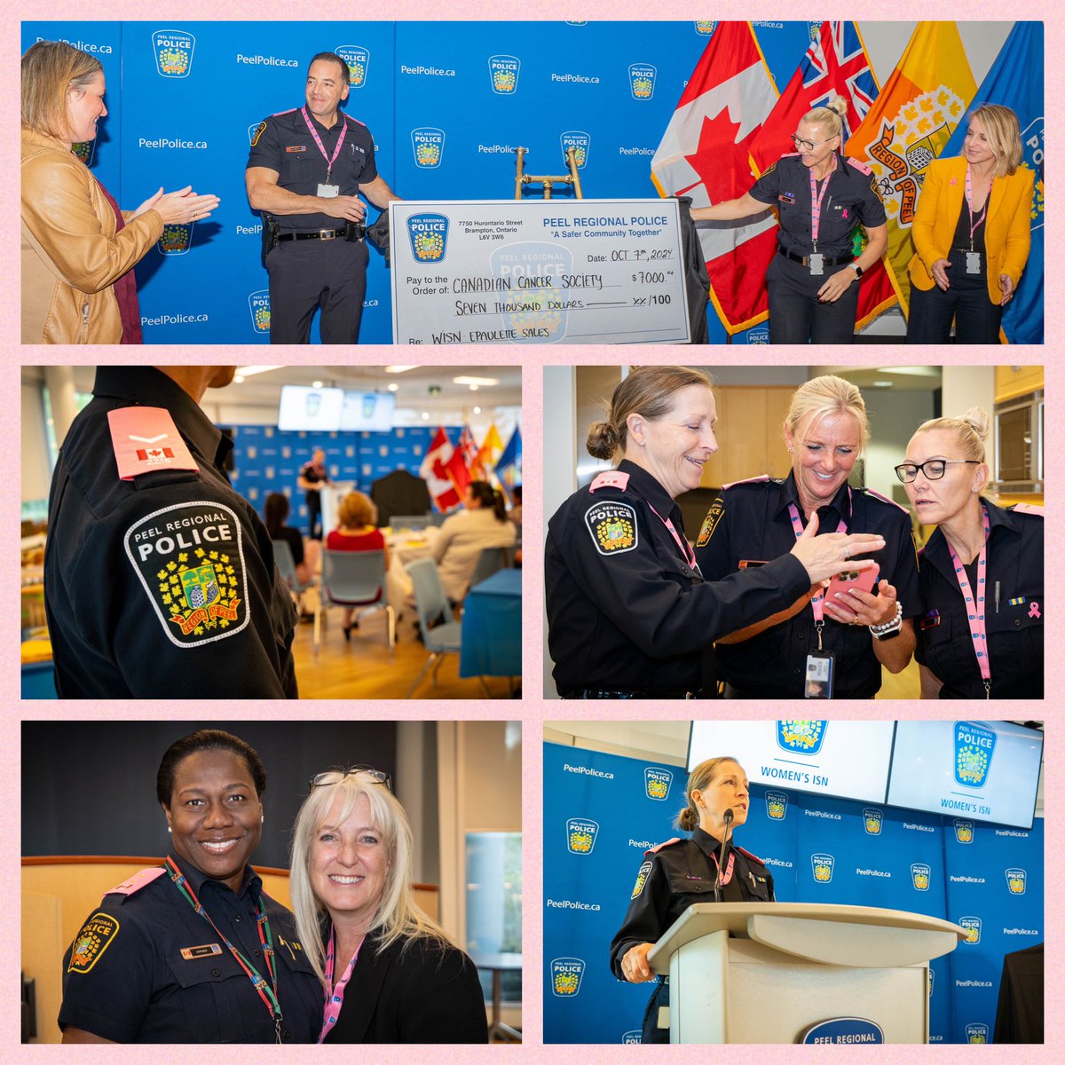 DC_Milinovich's tweet photo. Each year our Women’s Internal Support Network organizes a fundraiser in support of Breast Cancer Awareness Month.  Today it was a pleasure to join them &amp; @CAOLJackson to present proceeds from their efforts to the Canadian Cancer Society. https://t.co/aAziNOfNtU