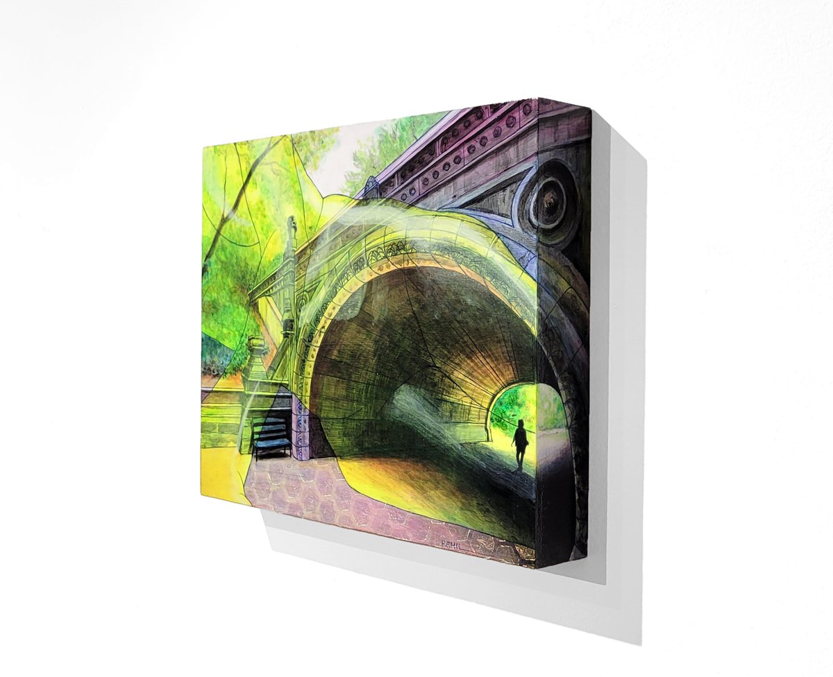 ErinRehil's tweet photo. Chameleon V: Cleft Ridge Span, 2024
Media: Acrylic, ballpoint pen, and automotive pigment on wood panel
Dimensions: 8 x 10 x 1.5 in (20.3 x 25.4 x 3.8 cm) https://t.co/xYlyCNteVj