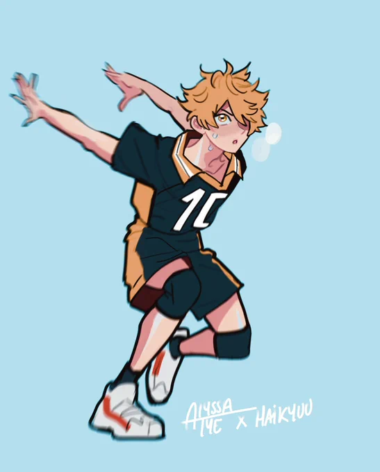 Shoyo warm-up  #haikyuu 