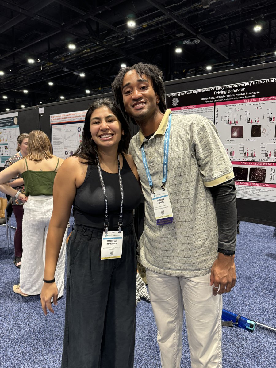 Manuella Oliveira Yassa (@manuellayassa) on Twitter photo Find yourself a PI who will help you put your poster up (even when it’s not data from your lab). Proud of <a href="/darriencoates/">Darrien Coates</a> who presented his undergrad work at #SfN24! Looking forward to following your work with <a href="/Serenadudette/">Serena Dudek</a> as an <a href="/NIH/">NIH</a> postbac! And congrats on your TDPA. I’m Find yourself a PI who will help you put your poster up (even when it’s not data from your lab). Proud of <a href="/darriencoates/">Darrien Coates</a> who presented his undergrad work at #SfN24! Looking forward to following your work with <a href="/Serenadudette/">Serena Dudek</a> as an <a href="/NIH/">NIH</a> postbac! And congrats on your TDPA. I’m