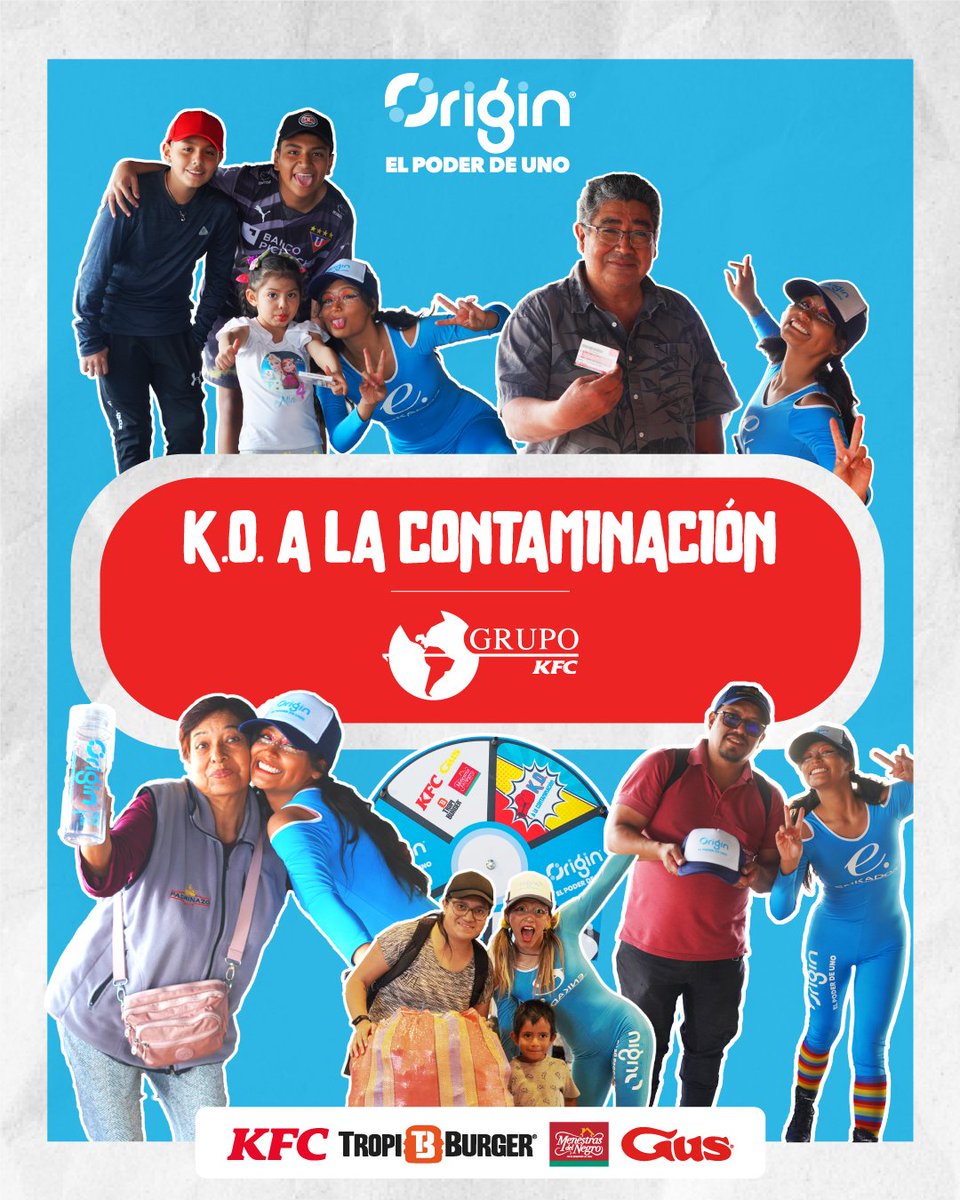 origin_recycle's tweet photo. Les compartimos las increíbles activaciones que hemos realizado gracias a nuestra alianza con #GrupoKFC en los locales de #KFC, #PolloGus, #MenestrasdelNegro y #TropiBurguer. ♻️🙌
#elpoderdeuno #origin #salvemoselplanetajuntos #economíacircularinclusiva #koalacontaminación https://t.co/1qoDSw6haU