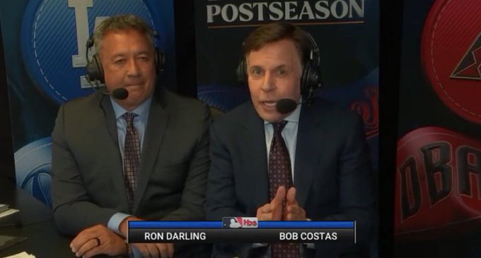BestOddsBets's tweet photo. Bob Costas: "And another thing. Rocky IV is a great movie. But it is not film. It is not cinema. Now Rocky? Rocky II? Rocky Balboa? That is true cinema. In my opinion all three should be in the Criterion Collection."

Ron Darling: "Nice fastball there to make it 1-2." https://t.co/U9GLONwi8a
