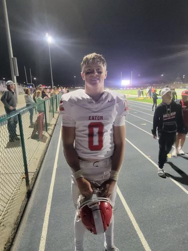 KFKA Preps Radio (@1310prepsradio) on Twitter photo Our <a href="/NorfolkIron/">Norfolk Iron & Metal</a> player of the week is @AndrewLoyd from <a href="/Eaton_Football/">Eaton Reds Football</a>. Loyd was stellar in a game that had limited offense with a pair of long TD passes as the Reds upset the Bulldogs on the road Friday night. Congratulations Andrew! Our <a href="/NorfolkIron/">Norfolk Iron & Metal</a> player of the week is @AndrewLoyd from <a href="/Eaton_Football/">Eaton Reds Football</a>. Loyd was stellar in a game that had limited offense with a pair of long TD passes as the Reds upset the Bulldogs on the road Friday night. Congratulations Andrew!