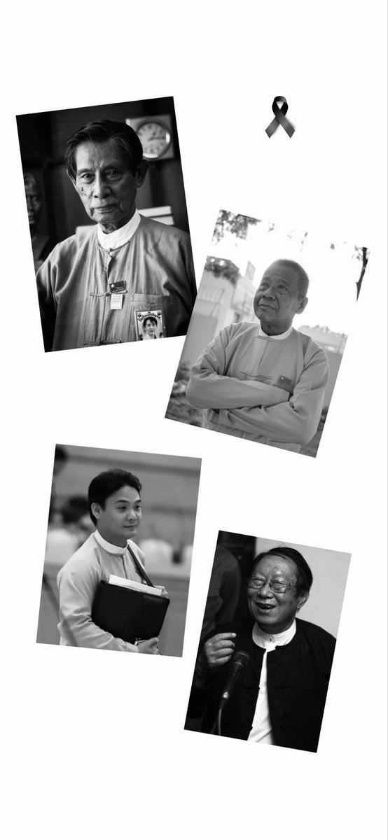 cvdom2021's tweet photo. It is untrue that NLD has only Daw Aung San Suu Kyi, as some analysts like to say. They have generations of leaders, who were willing to shoulder the burden of their time. We salute our leaders, who carried us closer to the goals of democracy &amp; freedom.

#WhatsHappeningInMyanmar https://t.co/0eCHy9olRs