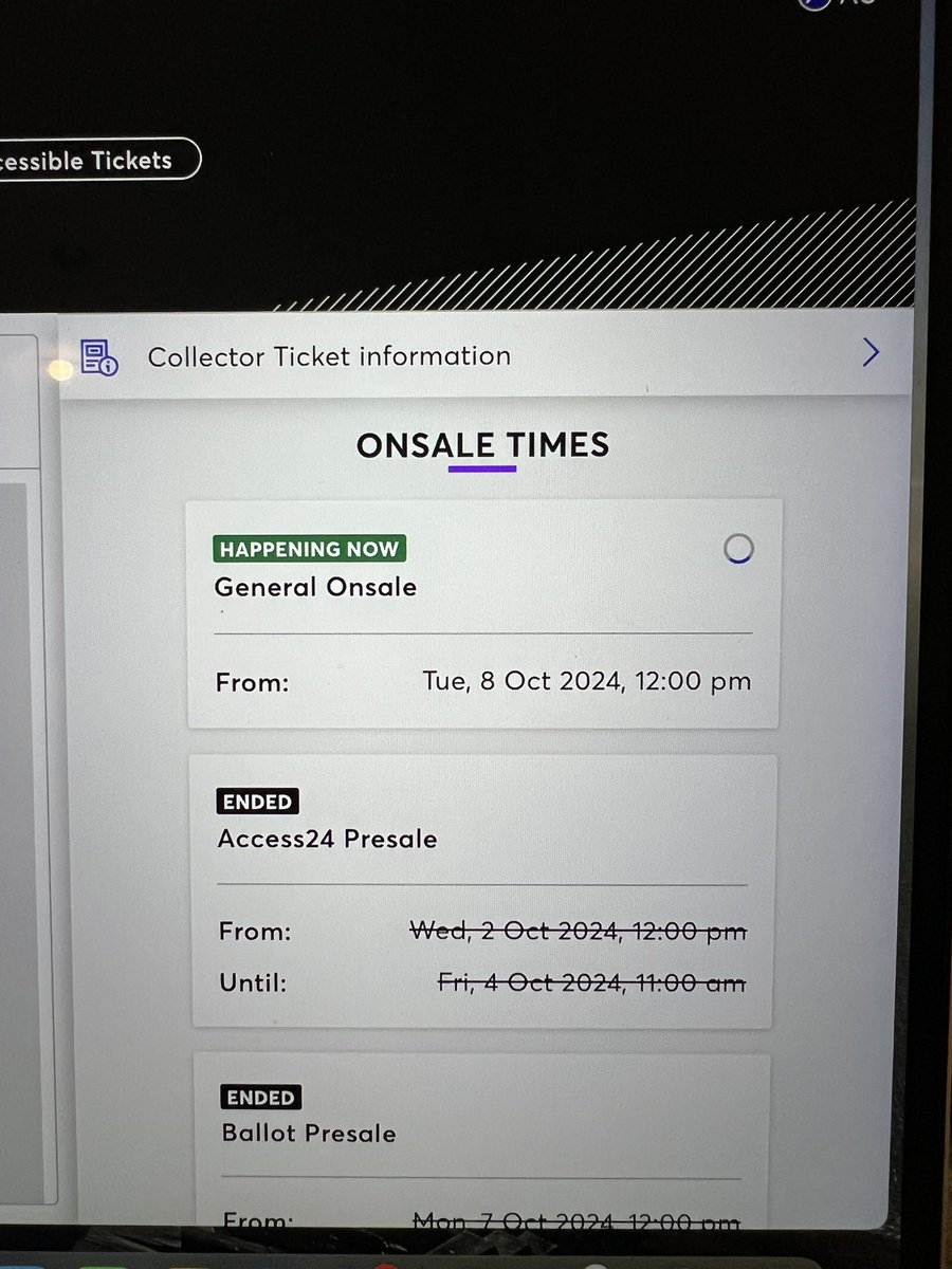missallydandy's tweet photo. @ausgrandprix doesn’t seem to to be loading on ticketmaster website! https://t.co/vXT0AVNazz