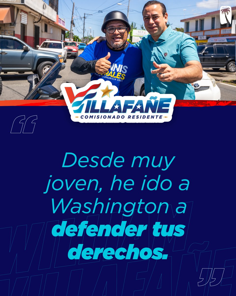 VillafanePR's tweet photo. Son 30 años de experiencia conociendo cómo funciona el Gobierno de Puerto Rico. Por ello, soy el más capacitado para representarte en Washington. 

Más de mi plataforma: https://t.co/UCcFNSa1Ae

#VamosAlFuturo
#DestinoWashington2024
#Destino2024 https://t.co/X23BRC2zCS