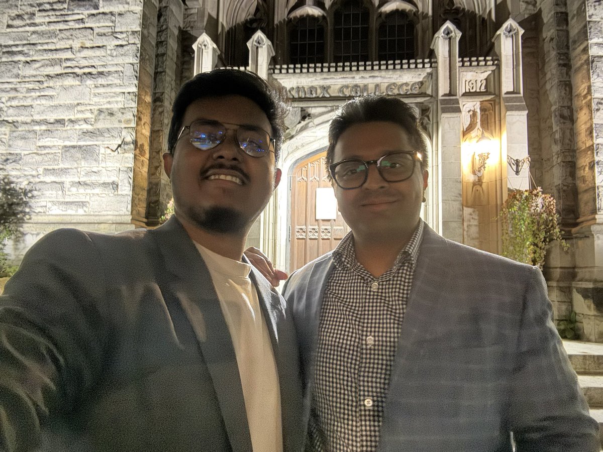 Arkadeb Bhuinya (@bhuinya_a) on Twitter photo Had a wonderful time exploring the U of T campus today with my supervisor, <a href="/sci_questions/">Arinjay Banerjee</a>. Loved hearing about his postdoc journey and the fascinating research he’s been doing on SARS-CoV-2. Ended the day with a nice evening walk through the campus. Had a wonderful time exploring the U of T campus today with my supervisor, <a href="/sci_questions/">Arinjay Banerjee</a>. Loved hearing about his postdoc journey and the fascinating research he’s been doing on SARS-CoV-2. Ended the day with a nice evening walk through the campus.
