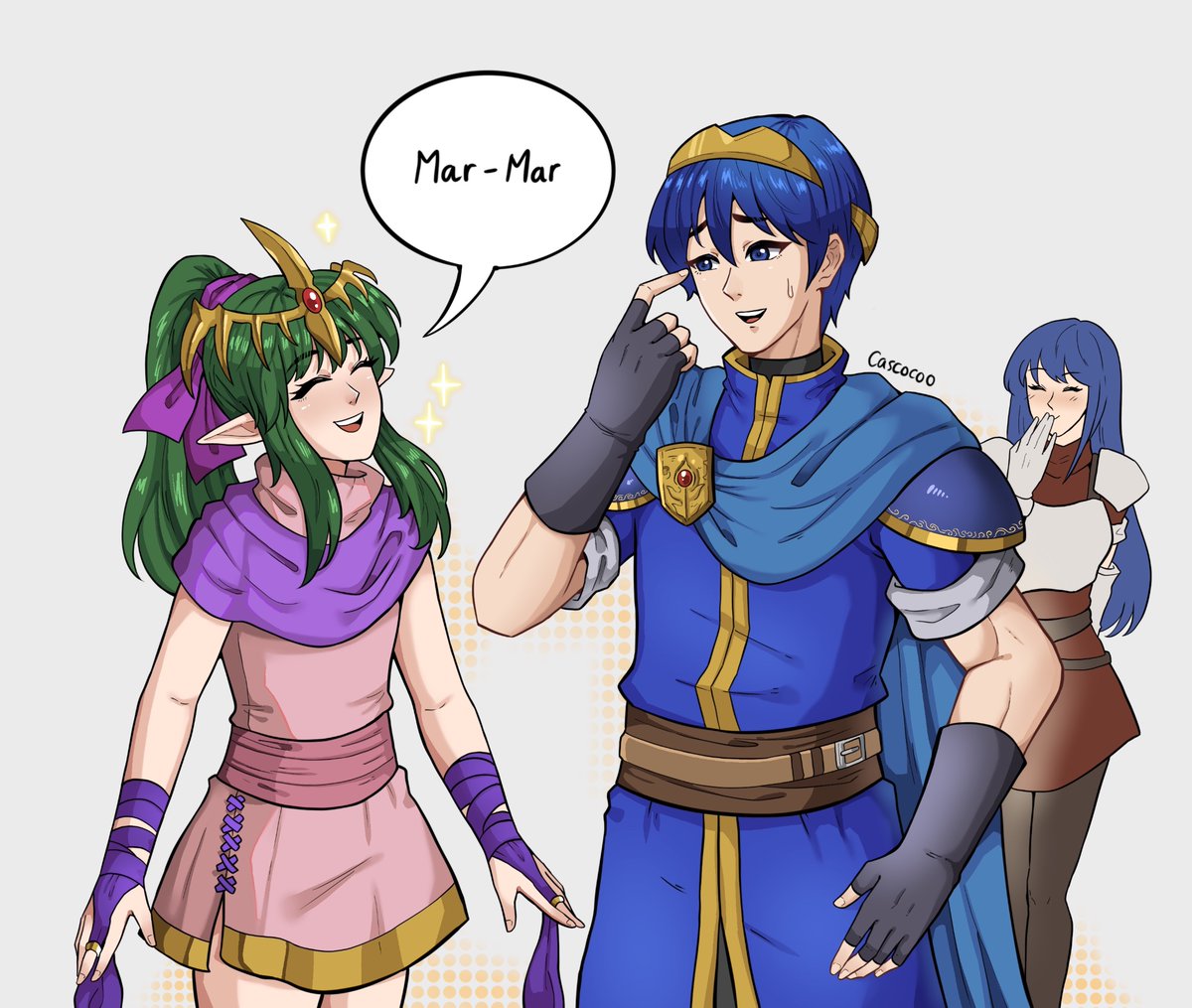 Tiki being Tiki ✨🐉 #marth #tiki #fireemblemshadowdragon #fireemblem