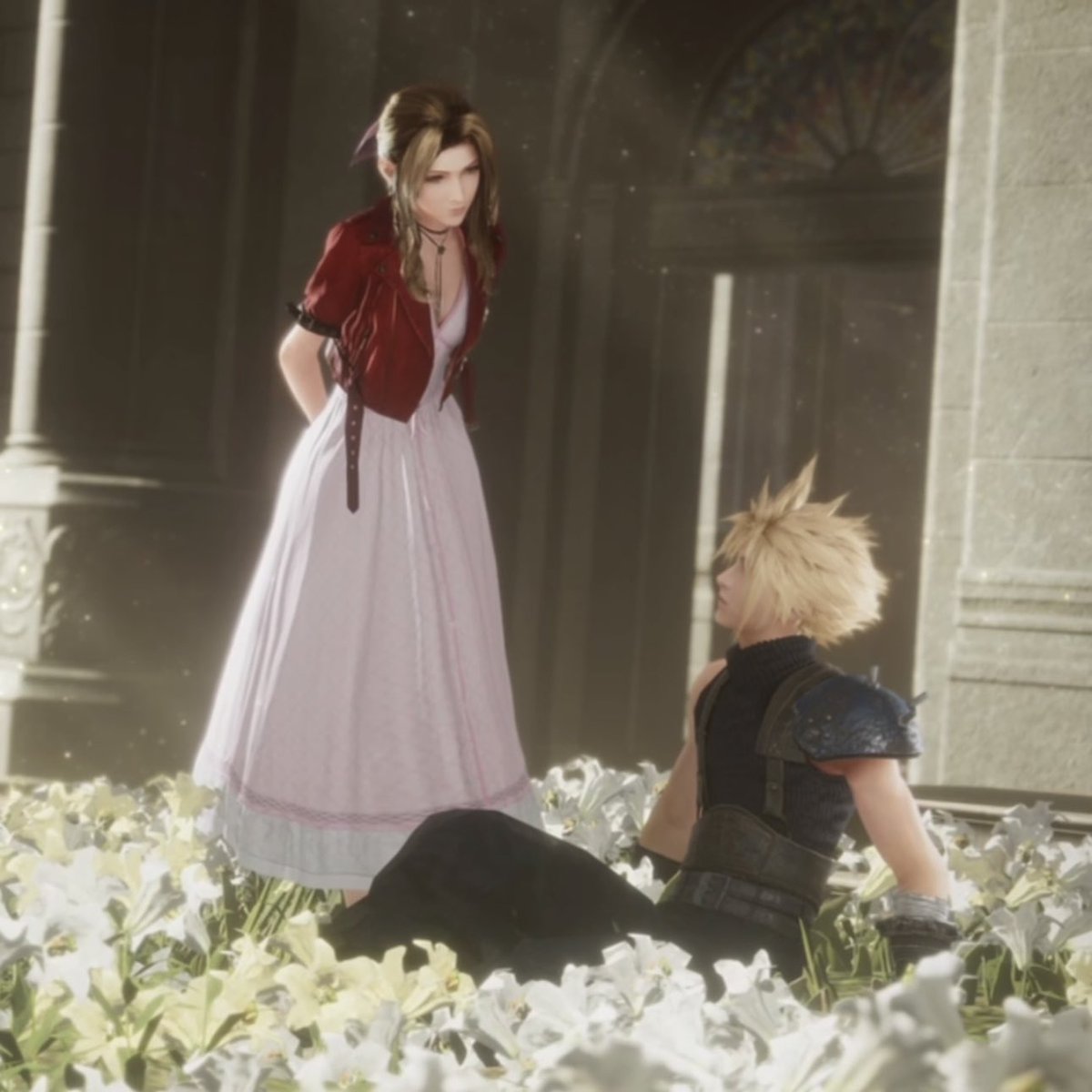 クラと一緒のエアリス可愛い🥰
ホーム背景はこれ1個だけにした