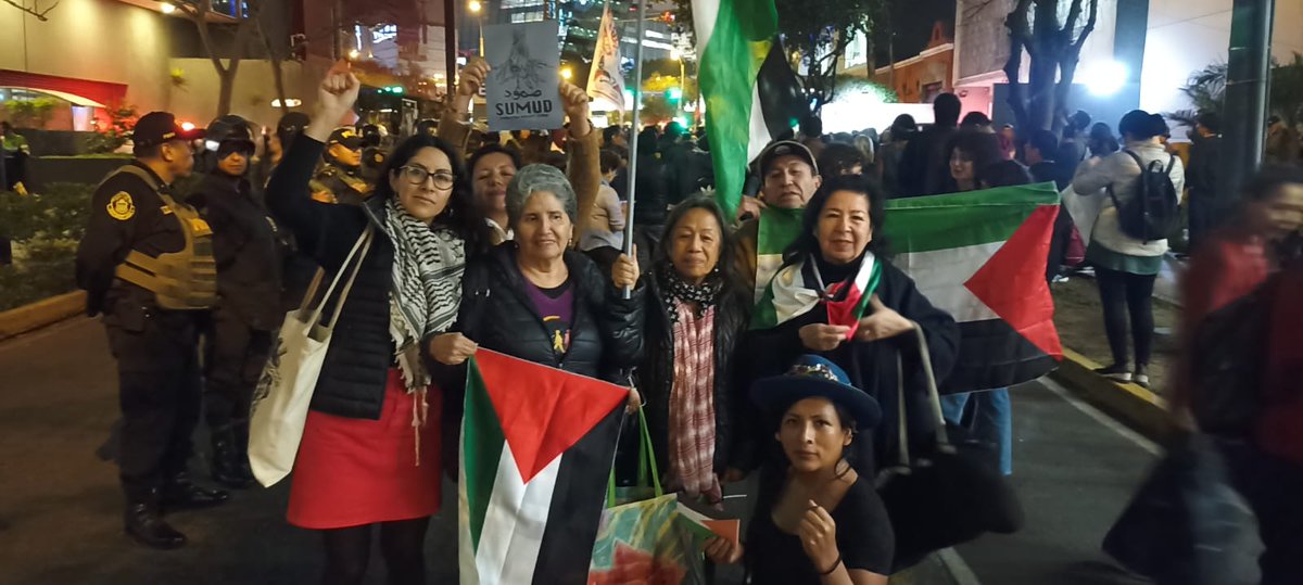 1 año de genocidio, 76 años de ocupación. 
Nuevo Perú presente en la lucha justa del pueblo palestino.
¡Viva Palestina libre!
#PalestinaLibre