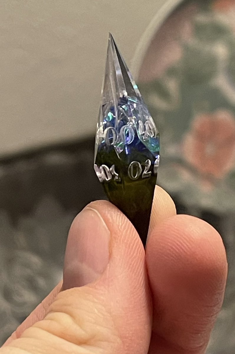 DiceHewston's tweet photo. New D10 designs!!!!!🤩🤩 thank you @CLERICCOMPONENT for these amazing shapes and they will be in the ship soon
#fyp #dice #DnD #dungeonsanddragons https://t.co/Ltb9A7Vkqp