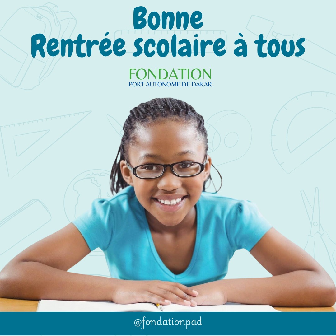 fondationpad's tweet photo. @fondationpad  souhaite une bonne rentrée scolaire 2024 -2025 aux élèves du Sénégal. 🎒🏫📒
#Education #EcolePourTous #agirpourlemieuxetredetous https://t.co/mJFOfcKL9c