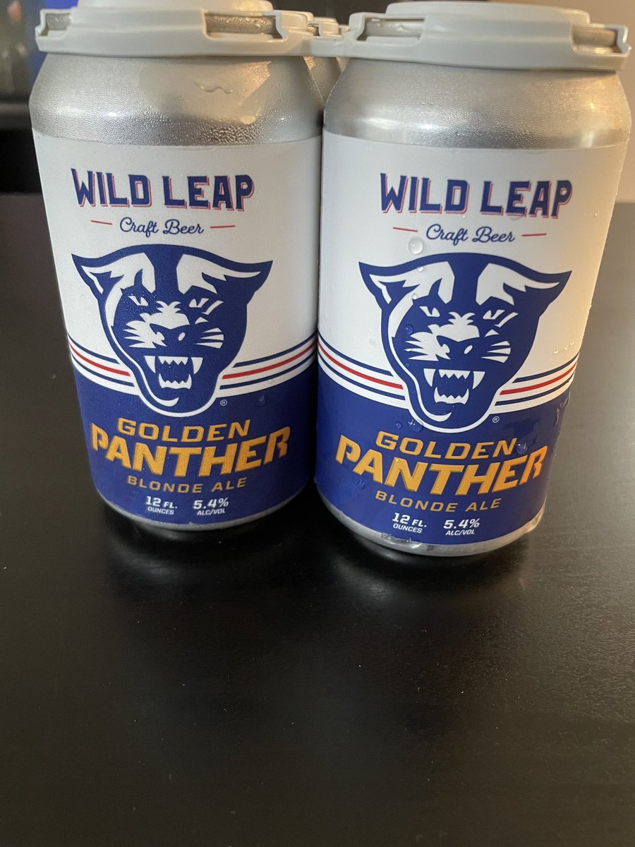 flyyguyry's tweet photo. of course the best football team in the SEC has their own beer…#lightitblue #statenotsouthern #therealGSU https://t.co/b7Bdo2rWoU