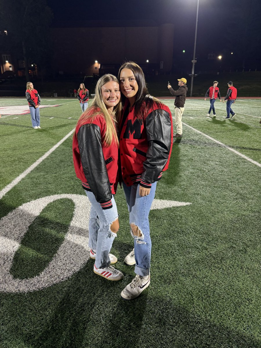 dkeylor1301's tweet photo. Emily and Morgan in there brand new Muskingum lettermen jackets awarded tonight. https://t.co/wSe0cuTl8M