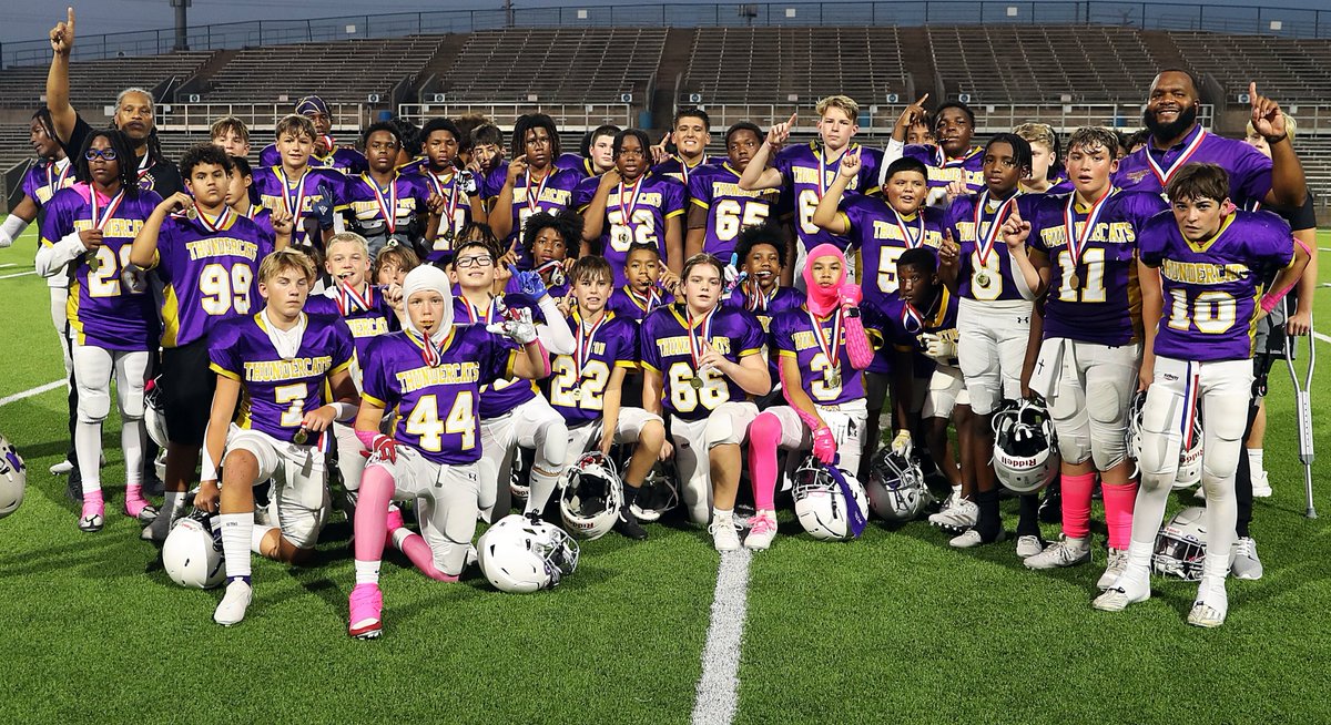 Thornton 8B 10 - Baines 8B 0 - Middle School Championship game at Mercer Stadium.