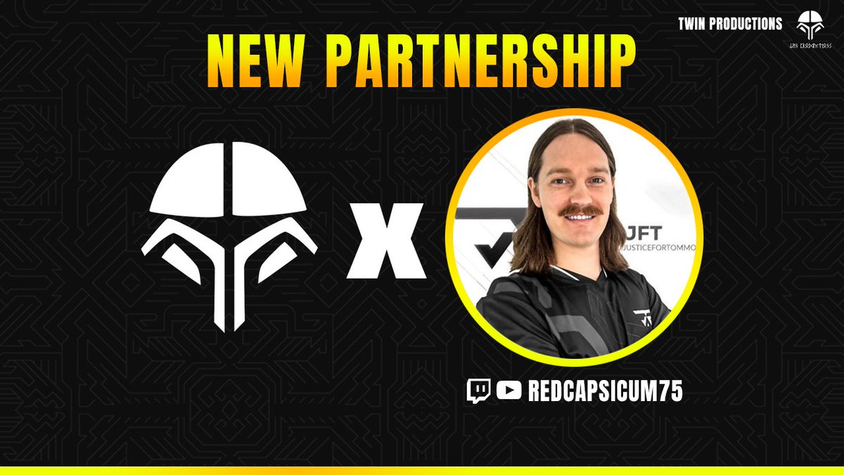 Twin Productions (@twinprodsau) on Twitter photo Happy to announce that Twin Productions has officially partnered with RedCapsicum!
Helping out with editing but also with the visuals for his channel!
<a href="/RedCapsicum75/">TheRedCapsicum75</a> Happy to announce that Twin Productions has officially partnered with RedCapsicum!
Helping out with editing but also with the visuals for his channel!
<a href="/RedCapsicum75/">TheRedCapsicum75</a>
