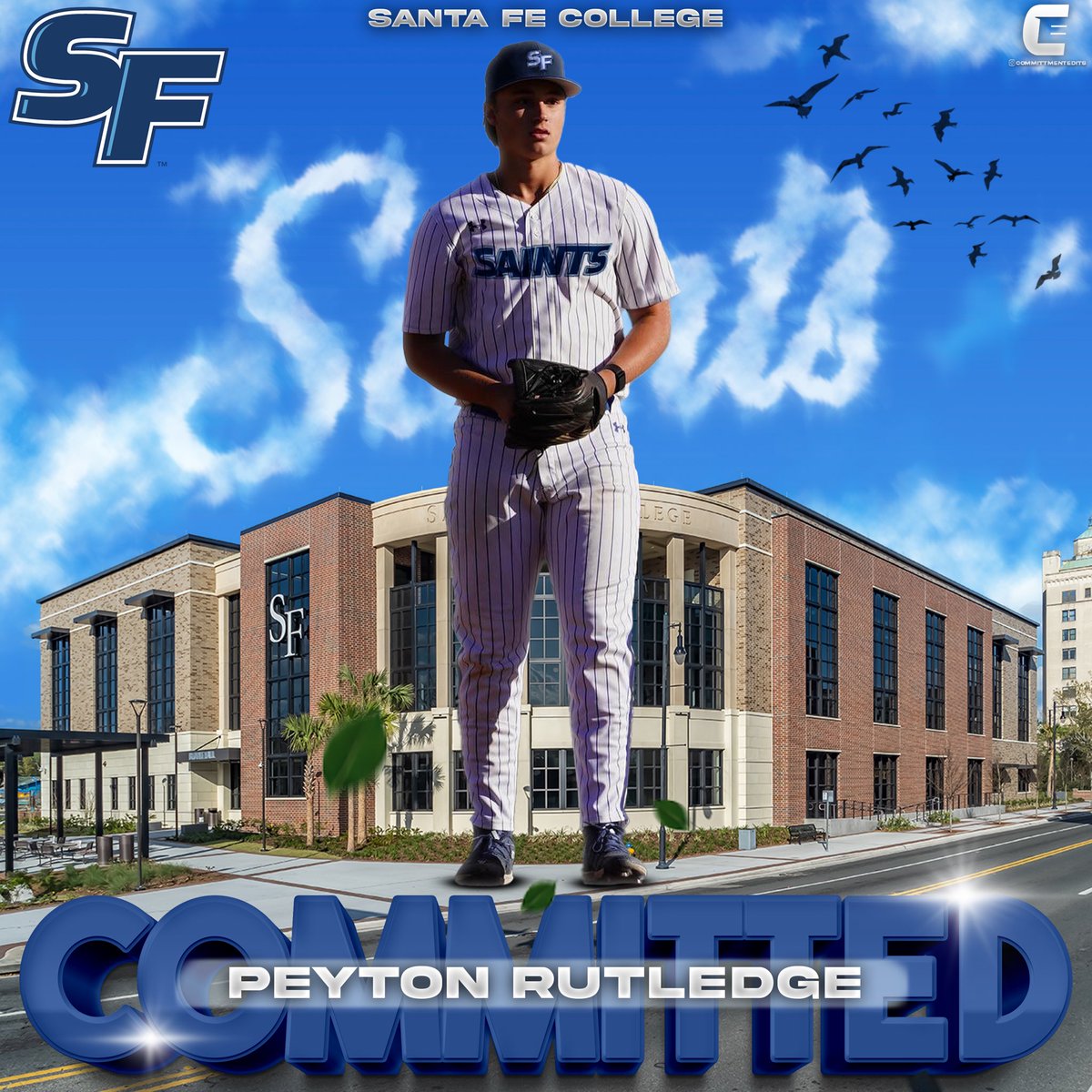 Praise God! Blessed to announce my commitment to Santa Fe college.
