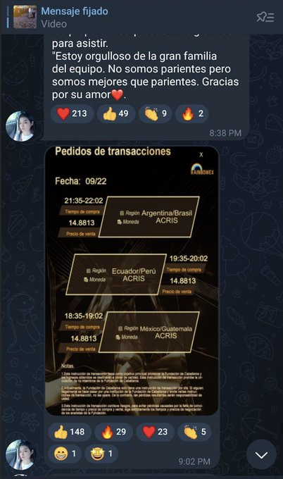TPA2027's tweet photo. Hay alguien de San Pedro entre los seguidores? como se esta viviendo el tema de la China?
Knight Consortium / RainbowEx
#DolarBlue #Rayn #Ponzi #EstafaPonzi #EstafaPiramidal https://t.co/loNTNwRIhX