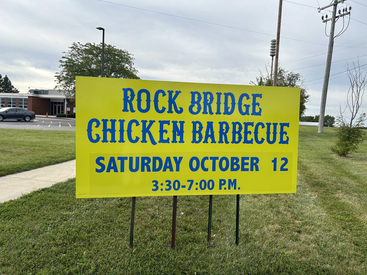 Our 67th annual BBQ fundraiser is 5 days away! The drive thru is a great option. Hope to see you Saturday!
