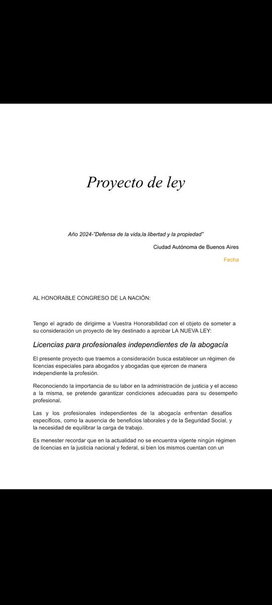 abogtransforma's tweet photo. ¡Los abogados y abogadas NECESITAMOS un proyecto de licencias!

Te dejamos adjunto el proyecto que presentamos ante el Congreso de la Nación. 

¿Que opinás colega, estas de acuerdo? https://t.co/I8qpd3cutT